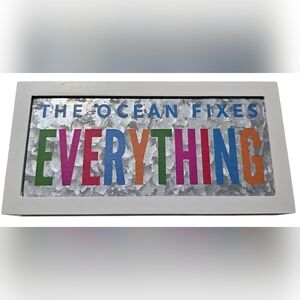 ✨️5 For $5 Item✨️ Wood & Tin Beach Decor Sign